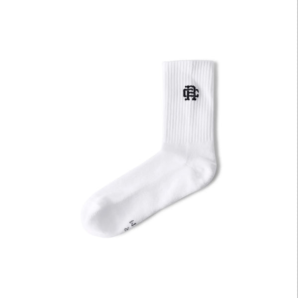 Reigning Champ Classic Mid Crew Sock Men White