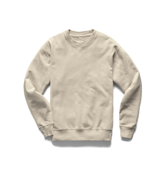Reigning Champ Lightweight Terry Classic Crewneck Men Dune