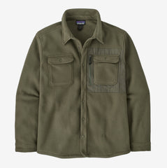 Patagonia Synch Fleece Shirt Jacket Men Basin Green