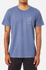 Katin Aruba Tee Men Blue Pigment Dye