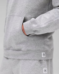 Reigning Champ Lightweight Terry Classic Hoodie Men Heather Grey