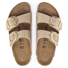 Birkenstock Arizona Big Buckle Nubuck Narrow Fit Women Sandcastle