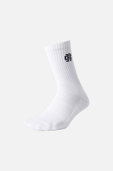 Reigning Champ Classic Mid Crew Sock Men White