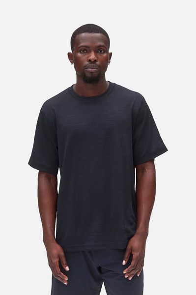 Reigning Champ Solotex Mesh Tiebreak T-Shirt Men Navy