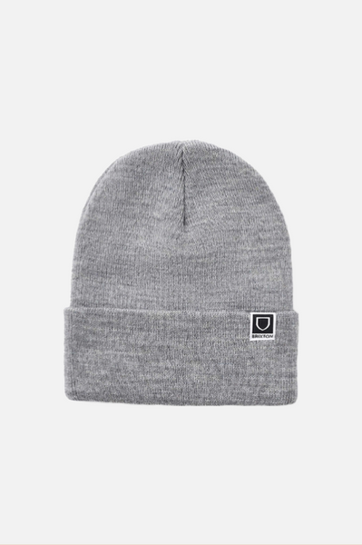 Brixton Harbor Beta Watch Cap Beanie Light Heather Grey