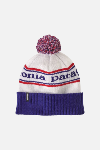 Patagonia Powder Town Beanie Park Stripe Viking Blue