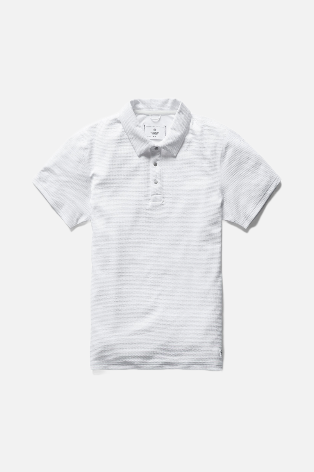 Reigning Champ Solotex Mesh Polo Men White