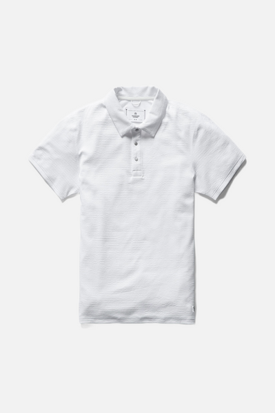 Reigning Champ Solotex Mesh Polo Men White