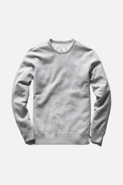 Reigning Champ Midweight Terry Crewneck Men Heather Grey