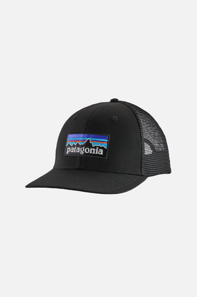 Patagonia P-6 Logo Trucker Hat Black