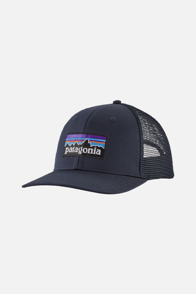 Patagonia P-6 Logo Trucker Hat New Navy