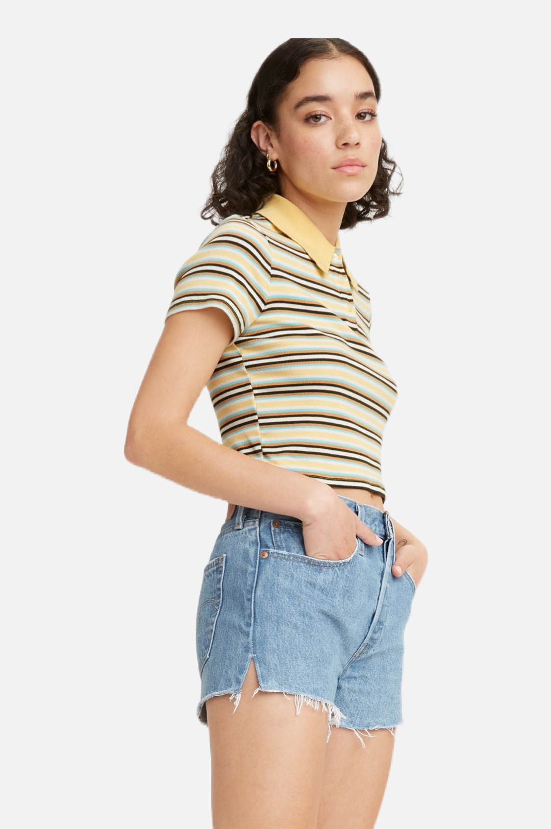 Levi's 501 Original Short Women Ojai Light Stone