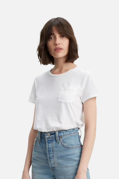 Levi's The Perfect Crew Tee Women White