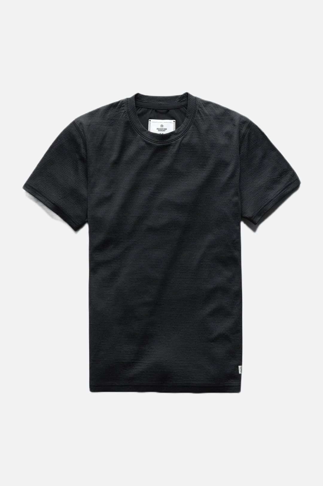 Reigning Champ Solotex Mesh T-Shirt Men Heather Black