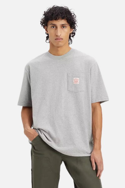 Levi's Workwear Tee Men Midtone Grey Heather