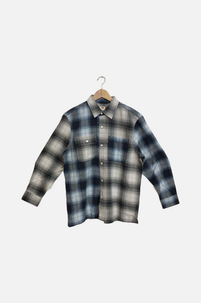 Levi's Utility Shacket Men Awesome Plaid Jet Black