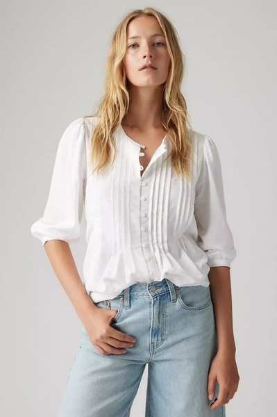 Levi's Gina Blouse Women Bright White