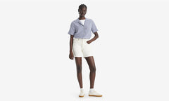 Levi's 501 Mid Thigh Short Women Ethereal Ecru