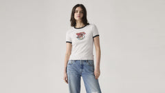 Levi's Graphic Ringer Women Rickie Saddle Up Horse