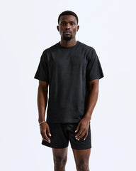Reigning Champ Solotex Mesh T-Shirt Men Heather Black
