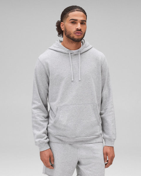 Reigning Champ Lightweight Terry Classic Hoodie Men Heather Grey