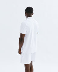 Reigning Champ Solotex Mesh Polo Men White