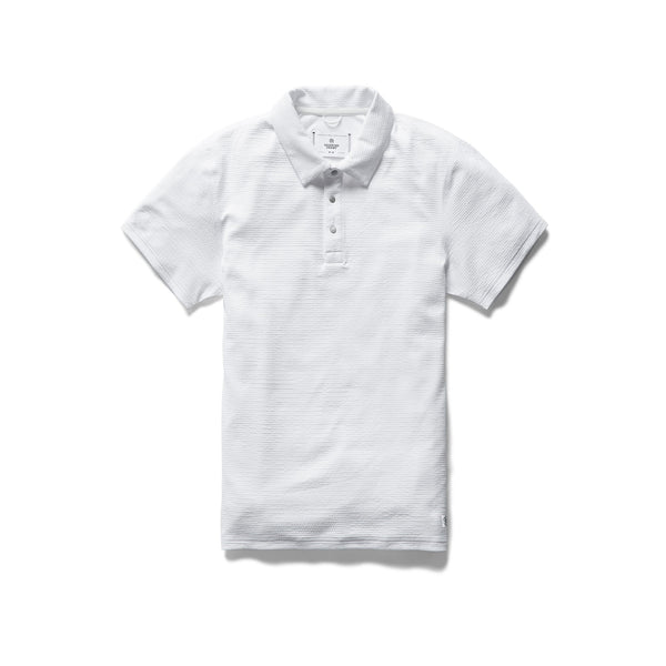 Reigning Champ Solotex Mesh Polo Men White
