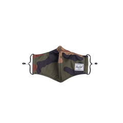 Herschel Face Mask 3 Layer Classic Fit Woodland Camo