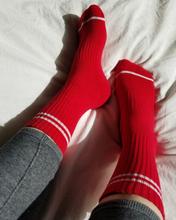 Le Bon Shoppe Boyfriend Socks Women Red