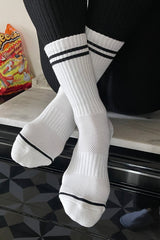 Le Bon Shoppe Boyfriend Socks Women Classic White