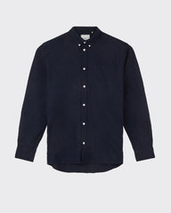 Minimum Jay 2.0 LS Shirt Men Navy Blazer