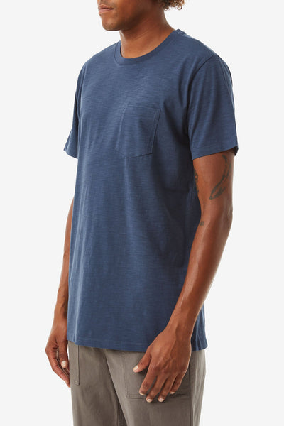 Katin Slub Base Tee Men Baltic Blue