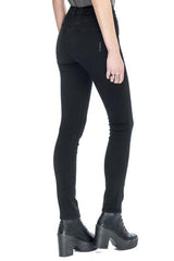 Neuw Vintage Skinny Women Black Raw