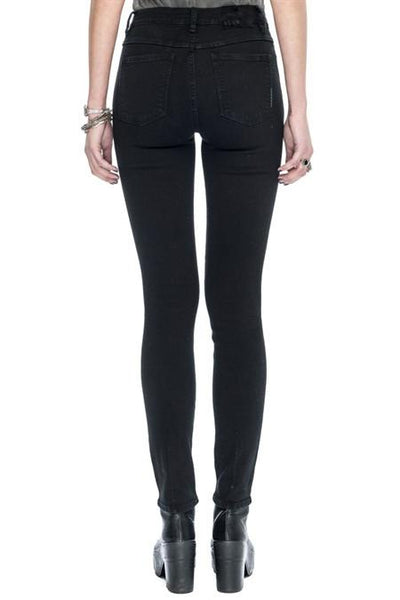 Neuw Vintage Skinny Women Black Raw
