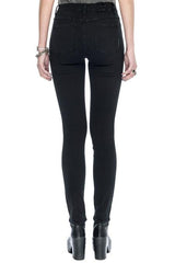 Neuw Vintage Skinny Women Black Raw