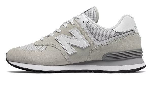 New balance deals 574 white grey