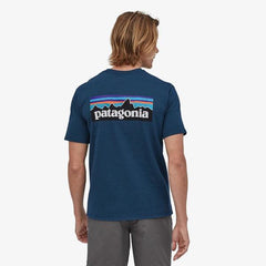 Patagonia P-6 Logo Responsibili-Tee Men Crater Blue