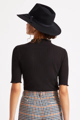Brixton Joanna Felt Packable Hat Women Black
