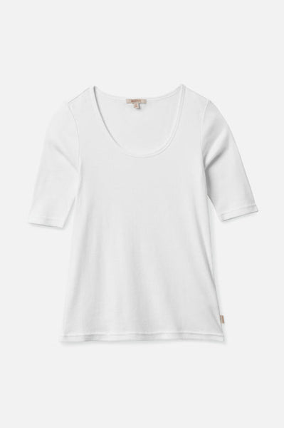 Brixton Tennessee Scoop Neck Women White