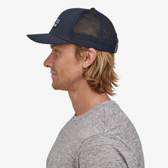 Patagonia P-6 Logo Trucker Hat Navy Blue