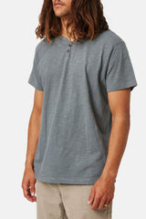 Katin Folk Henley Tee Men Soot