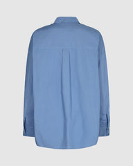 Minimum Luccalis Oversize L/S Shirt Women Quiet Harbor