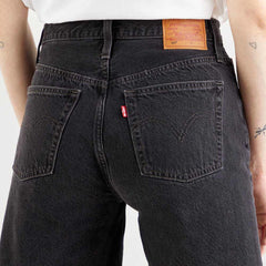 Levi's 501 Mid Thigh Short Women Lunar Black