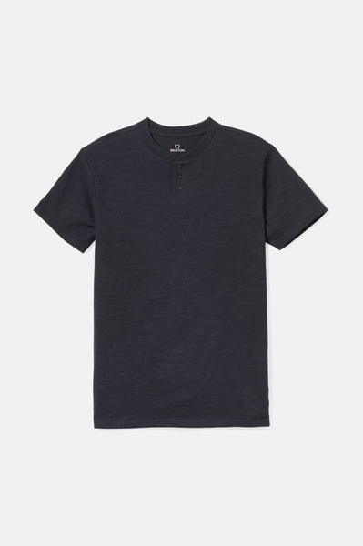 Brixton Basic Slub SS Henley Tee Men Black