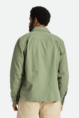 Brixton Bowery Surplus LS Overshirt Men Olive Surplus