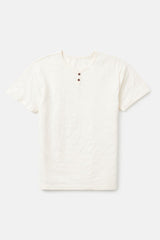 Katin Folk Henley Tee Men Vintage White