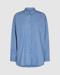 Minimum Luccalis Oversize L/S Shirt Women Quiet Harbor
