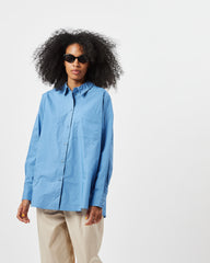 Minimum Luccalis Oversize L/S Shirt Women Quiet Harbor