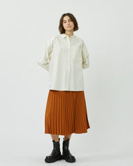 Minimum Luccalis Oversize L/S Shirt Women Broken White
