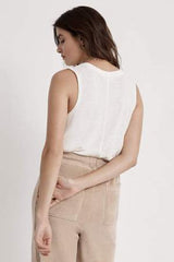 Brixton Montauk Tank Women Off White